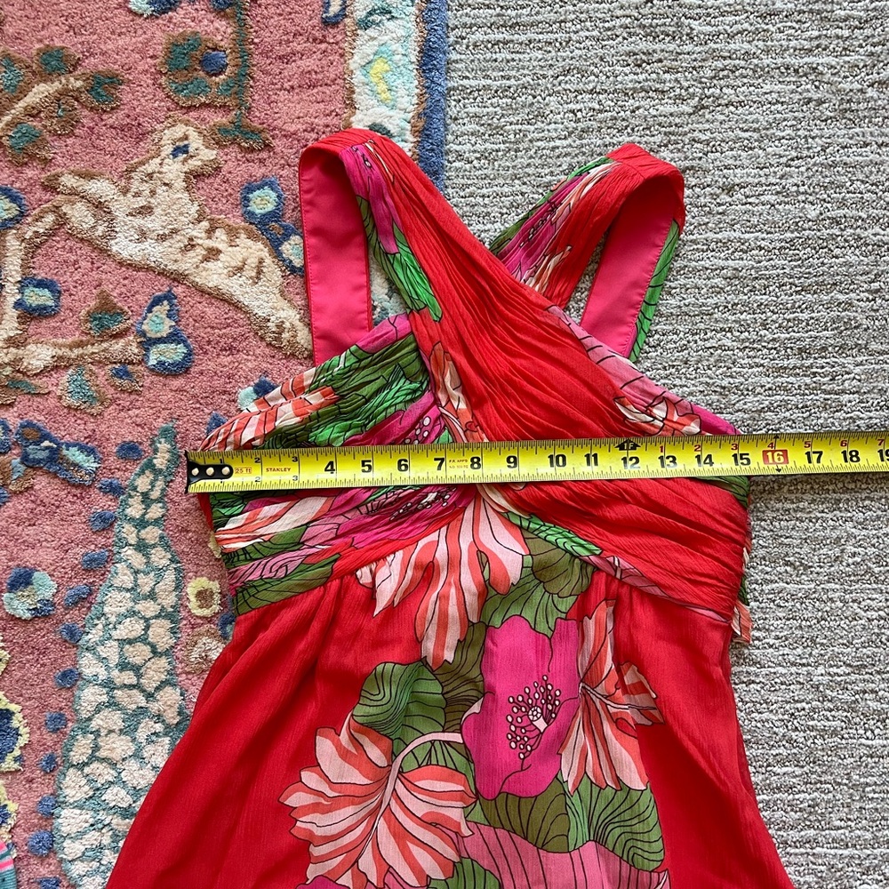 Tibi Pink and Red Floral Dress - Picture 3 of 16